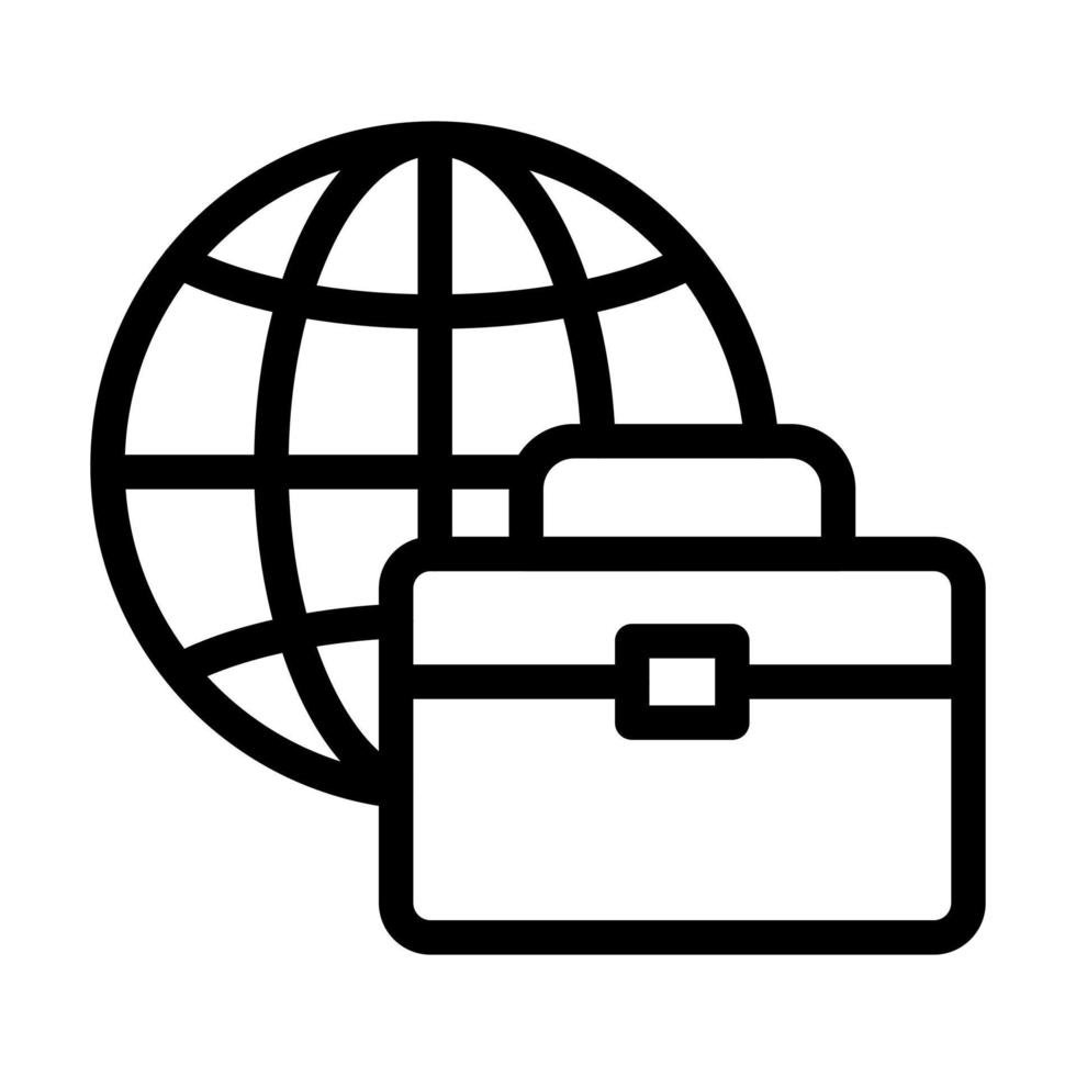 international business icon design free vector